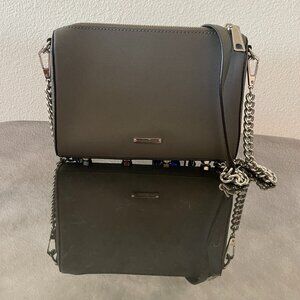 Rebecca Minkoff Leather Avery Crossbody Bag (Gray)